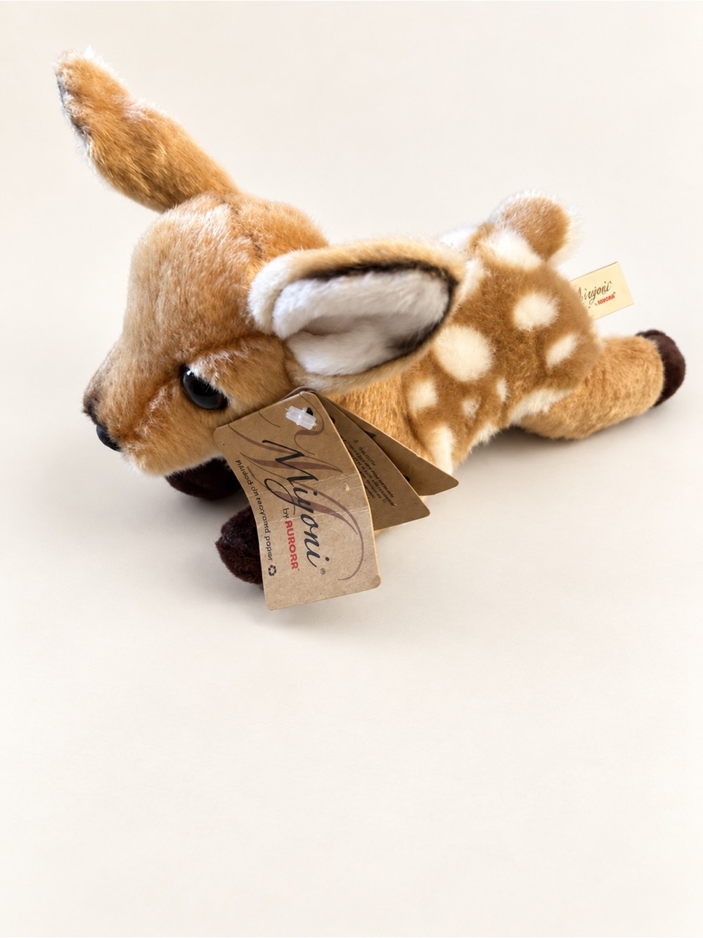 Aurora Miyoni 8” Fawn Deer Plush Stuffed Animal Eco-Friendly NWT
